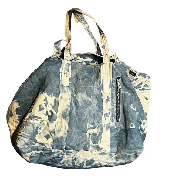Steve Madden Darla Tie-Dye Travel Carry On Weekender Tote Bag Blue Unisex - Image 2