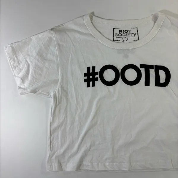 Riot Society White #OOTD tee - Image 3