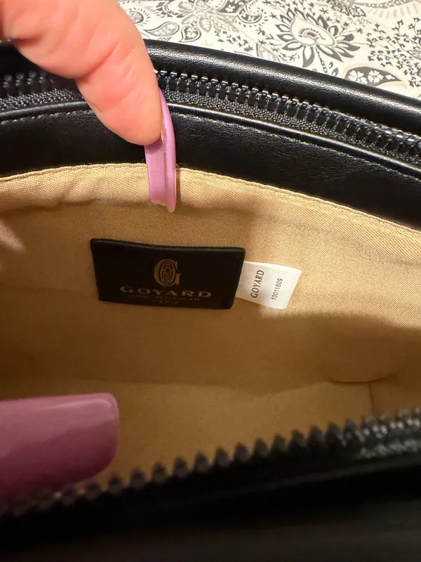 Black chevron crossbody bag - Image 6