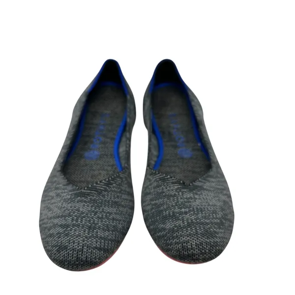 Rothy's The Flat Birdseye Knit Round Toe‎ Slip-On Charcoal Gray Size 9.5 - Image 3