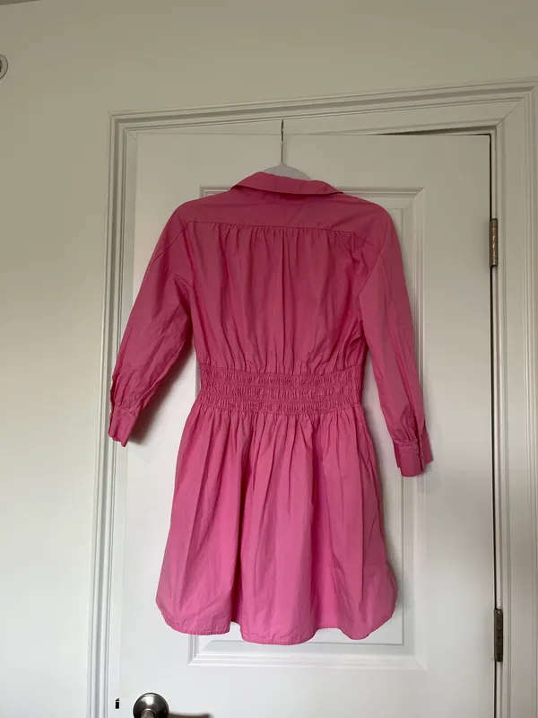 Pink Zara Shirt Dress - Image 5