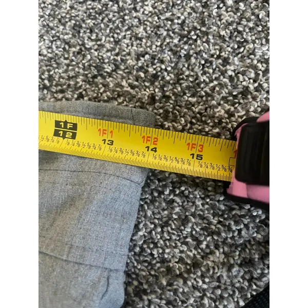 Y2K Body by Victoria gray flared wide-leg trousers 6 Tall - Image 7