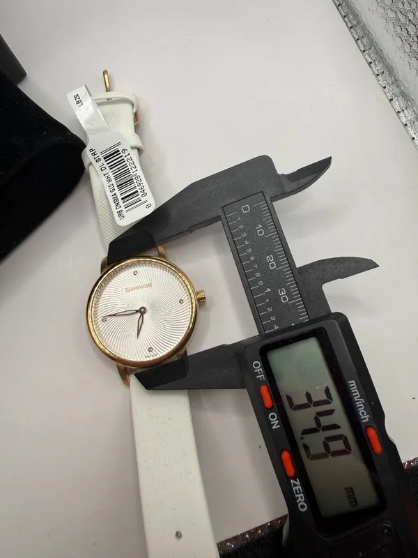 Wenger Womens White/Gold Watch NWT 35mm - Image 5