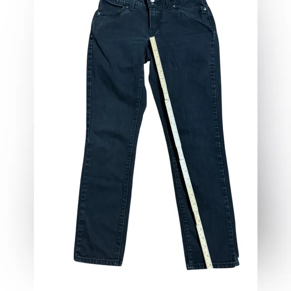 Levi’s Womens Curvy 529 Skinny Leg‎ Black Jeans Sz 28 minimalist style y2k denim - Image 9