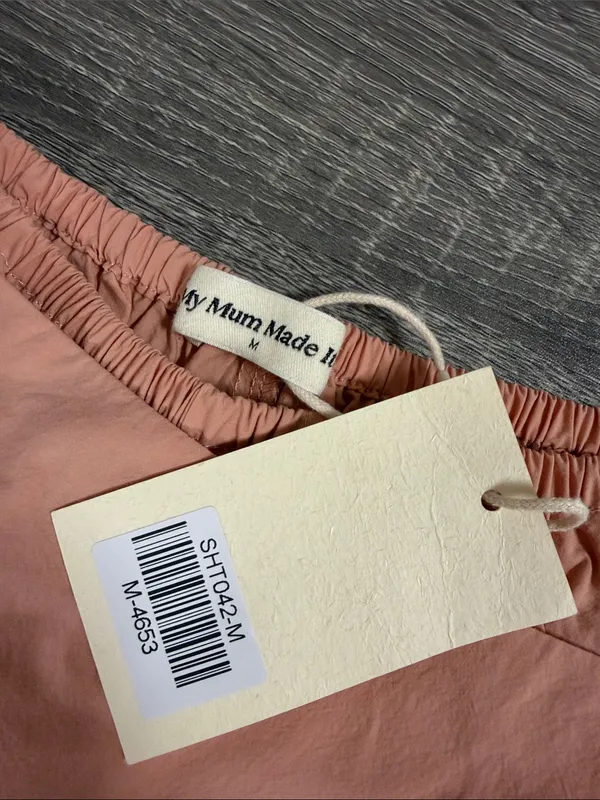 My Mum Made It Wrap Bloomer Shorts Peach - Image 4