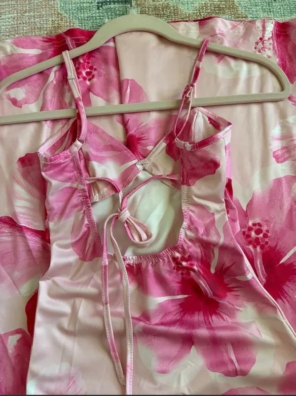 Shein Dress Floral Print - Image 7