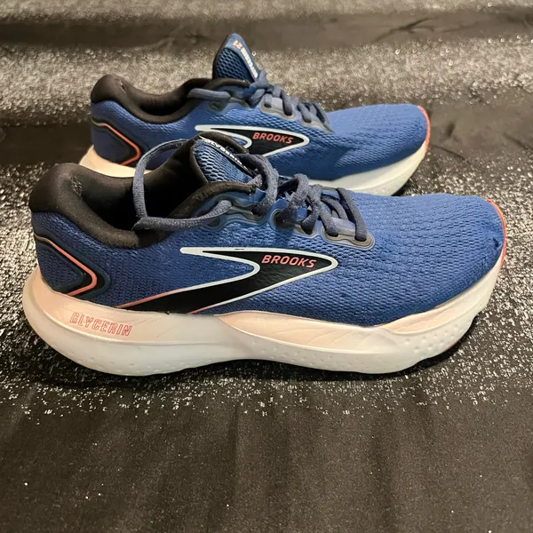 Womens sz8 Brooks Glycerin 21 Running Shoes- Blue/Icy Pink/Rose - Image 2