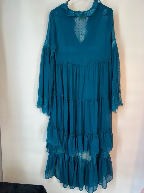 Anthropology Tiers of ruffles layer feminine silhouette NWT sold out online $168 - Image 4