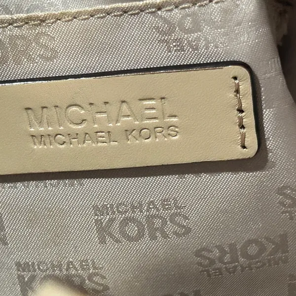 Michael Kors Burnt Orange Leather Tote with Tan Straps - Image 11