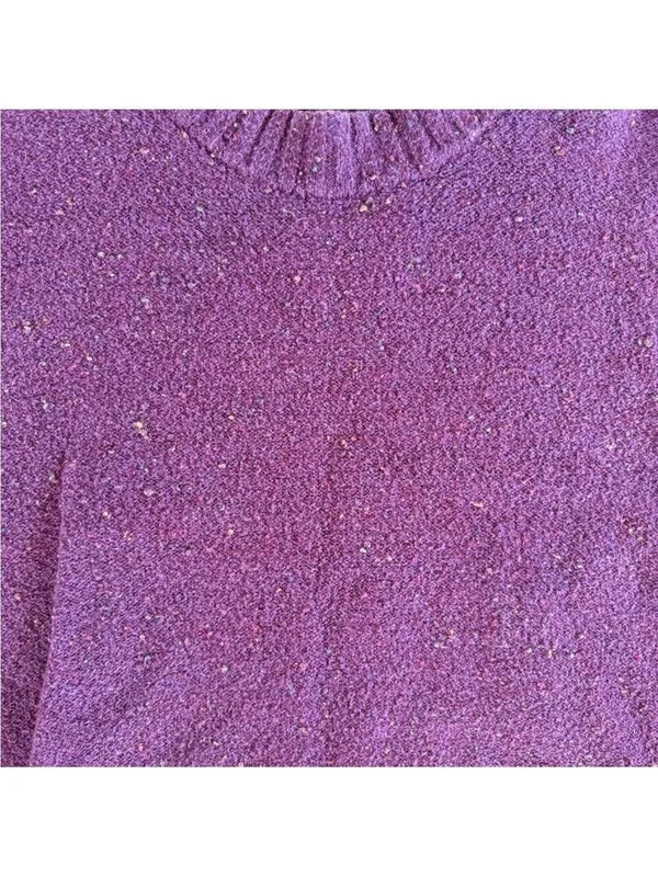 Old Navy Purple Long Sleeve Sweater Size Large - Image 2