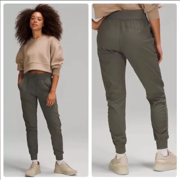 Lululemon Beyond the Studio Jogger Grey Sage size 2‎ Athleisure on the go Gorp - Image 2