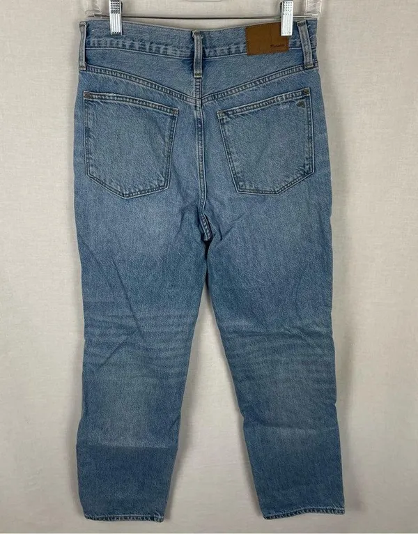 Madewell The Perfect Vintage Straight Distressed Rigid High Rise Jean - Image 4