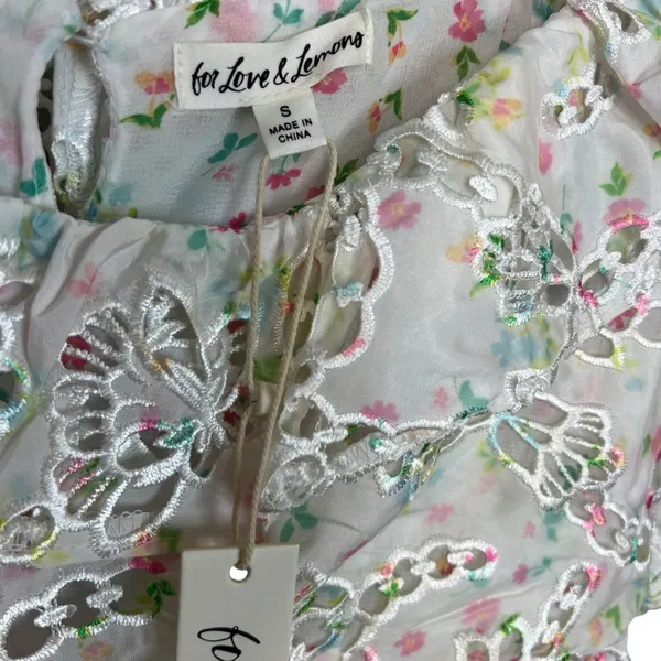 For Love and Lemons Women’s Magnolia Mini Dress Size Small NWT - Image 9