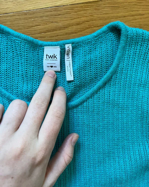 Teal Sweater - Image 2