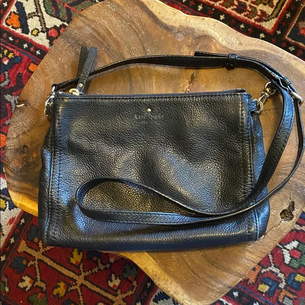 Kate Spade Black Pebble Leather Crossbody - Image 3