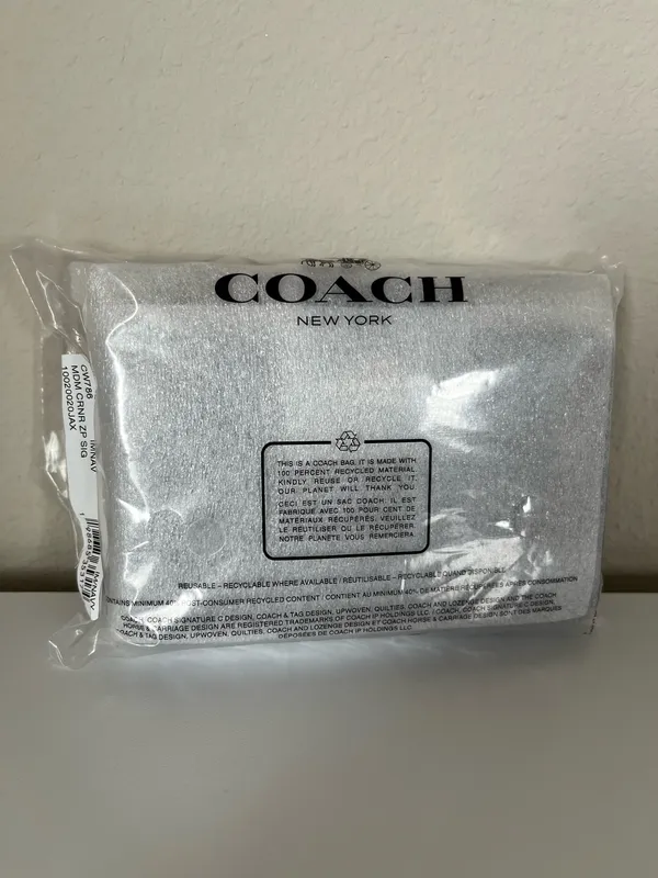 Coach Medium Corner Zip Wallet In Signature Canvas - Image 9