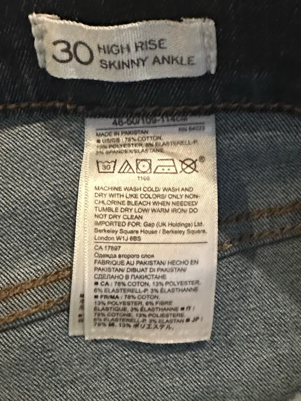Banana Republic Dark Wash Straight-Leg Jeans — 30x27 - Image 4