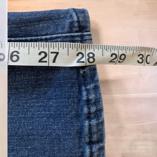 Charlotte Russe Y2K Low Rise Flare Jeans Dark Wash Size 2S - Image 6