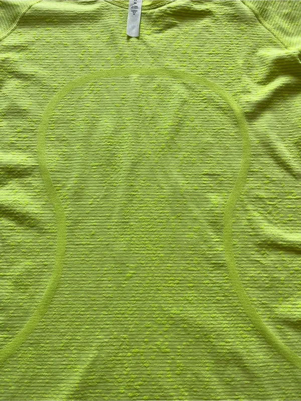 lululemon athletica NWT Swiftly Tech SS 2.0 Disorted Noise Neon Lemon Sorbet-10 - Image 8