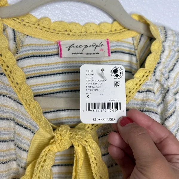 Free People Tropic Sweatshirt S NWT - Image 3