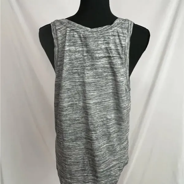 PINK Victoria's Secret Black and Gray Tank Top With gray and black sequins - Image 2