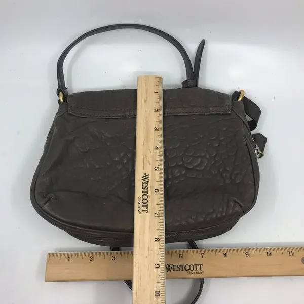 Marc Jacobs Dark Brown Rough Leather Crossbody Bag - Image 5