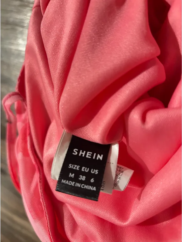 SHEIN Pink Floral Maxi Dress - Image 4