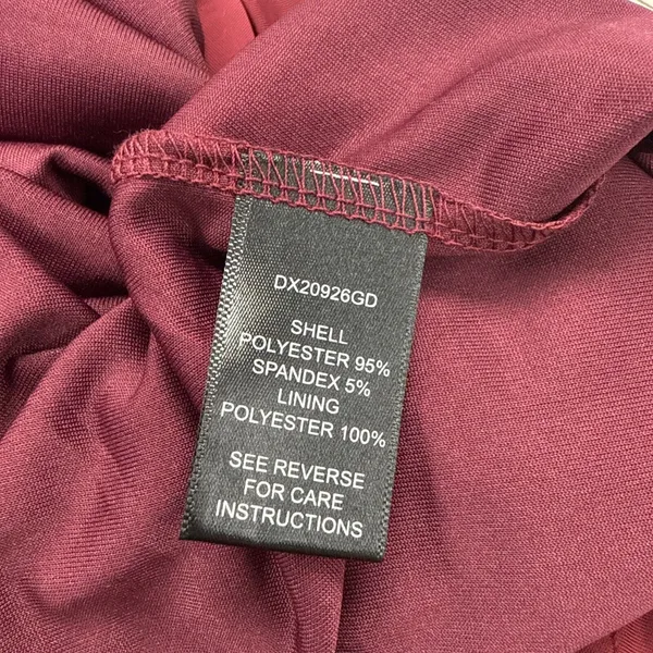 Lulus Deep Red‎ Maxi Dress Womens Medium Open Back Prom Valentines Gala Holiday - Image 7