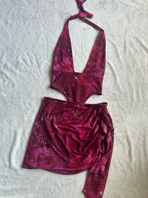 Outcast Clothing Eliza Crop Top & Eliza Mini Skirt J’Adore - Image 5
