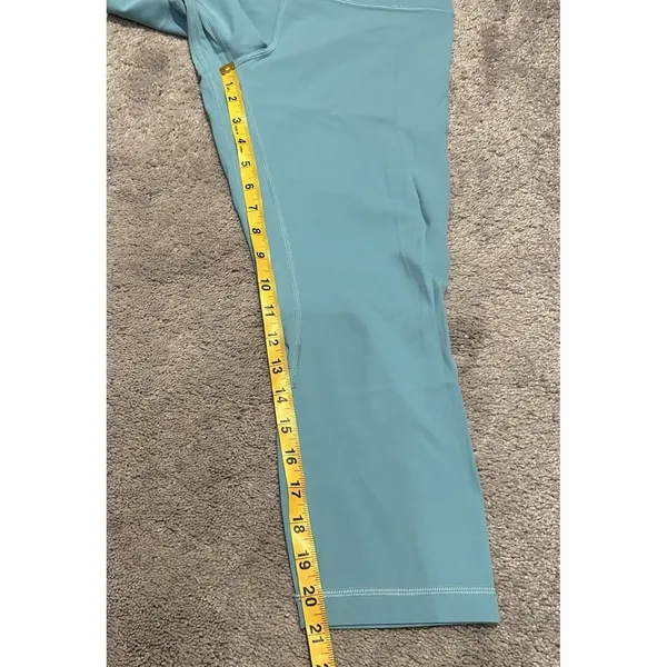 Lululemon Align High-Rise Crop 21" Legging Blue 10 Running Workout Gym Summer - Image 9