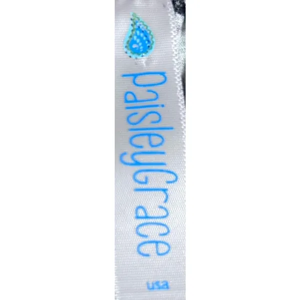 Paisley Grace‎ Women's Gray Burgundy Teal Paisley Short Sleeve Dress Size XL - Image 3