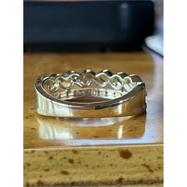 Natural White Diamond Ring Size 7 Gold - Image 4