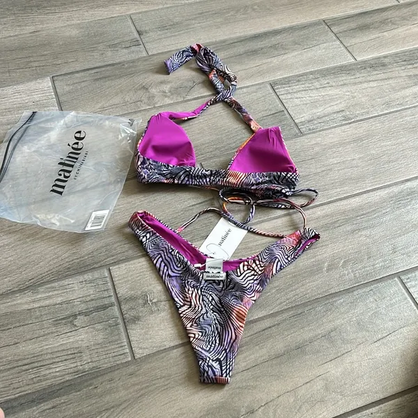 Matinee cavalli arancio bikini set Purple - Image 3