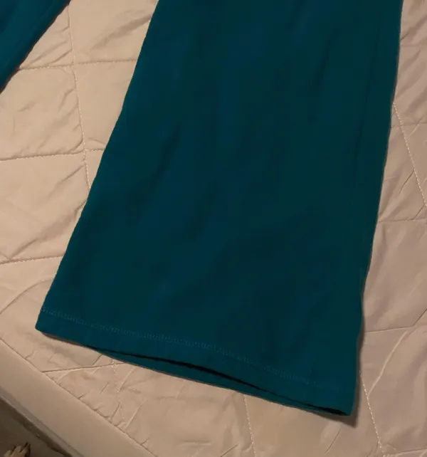 Size 2xl Sweatpants Wide Leg Blue - Image 3
