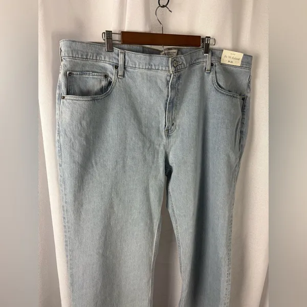 ABERCROMBIE 90s High Rise Relaxed Jeans Clean Girl Wide Leg Plus‎ Size Long Tall - Image 2