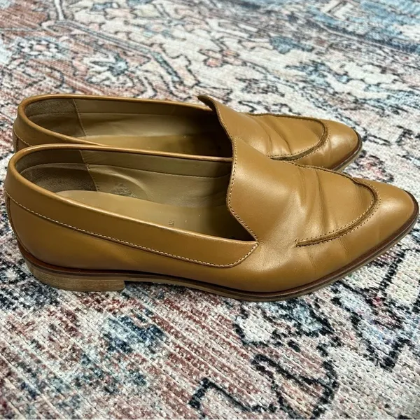 Everlane The Modern Loafer Camel Size 8.5 Distressed Made in Italy - Image 4