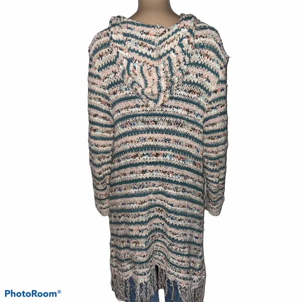 American Rag Hooded Fringed Duster - Image 3