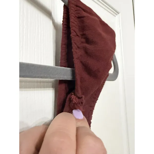 Wilfred‎ Aritzia Ruched Cap Sleeve Mini Dress Wine Red Bodycon - Image 7