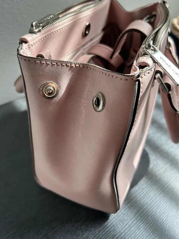 Michael Kors Pink Satchel Handbag - Image 5
