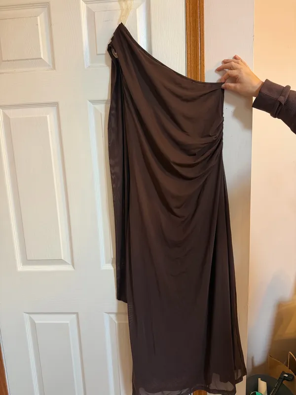 Firerie Plus Size Women's Elegant Brown Summer Night - Image 2