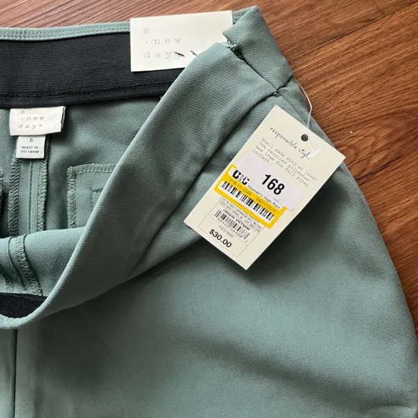 a new day Dusty Sage Skinny Pants - Image 3
