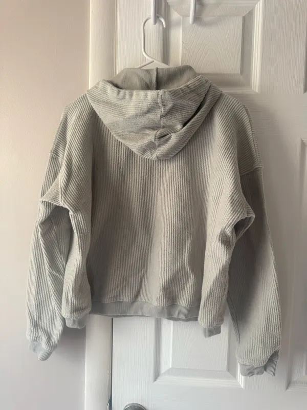 Aerie Crop hoodie light blue - Image 2