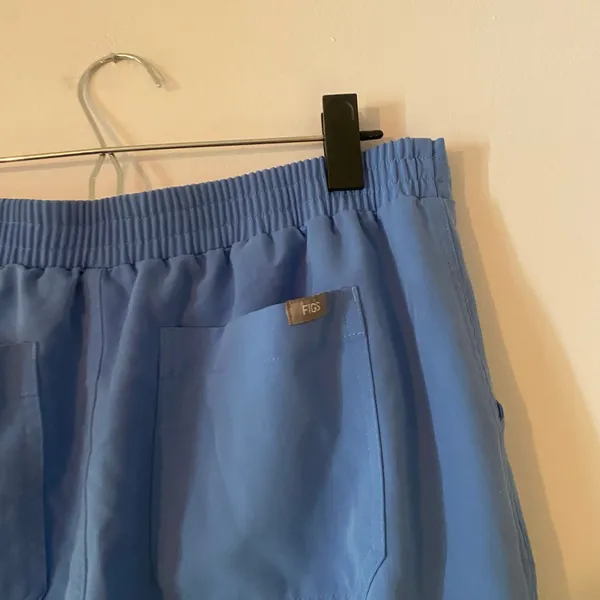 FIGS Ceil Blue Yola Straight Leg Scrub Pants Uniform Nurse Doctor Women's Medium - Image 7