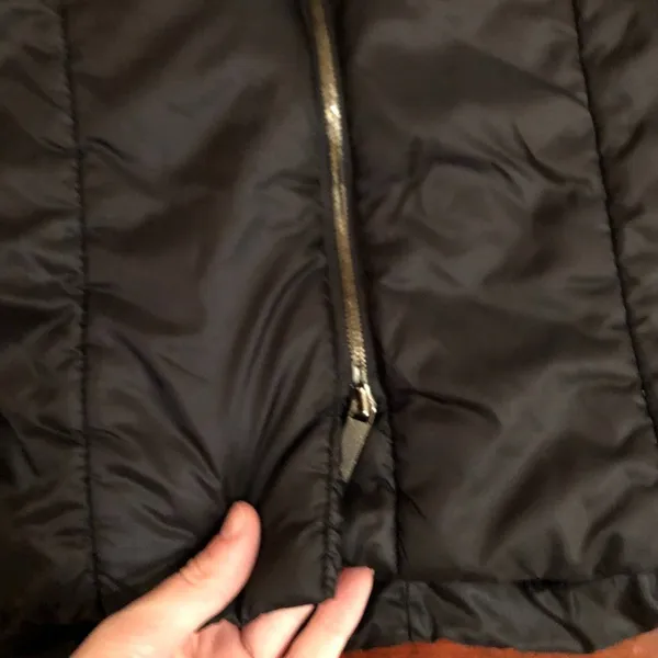 Vince Black High Neck Puffer Coat - Image 5
