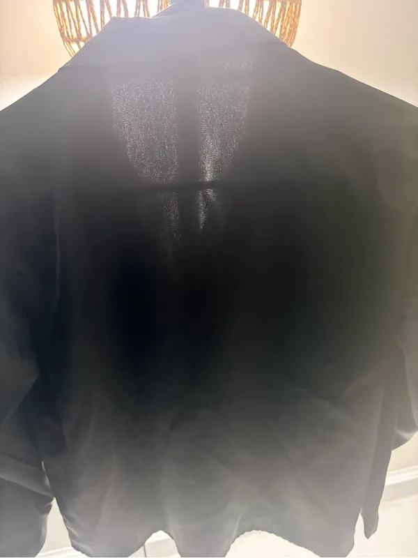Black Satin Button - Image 6