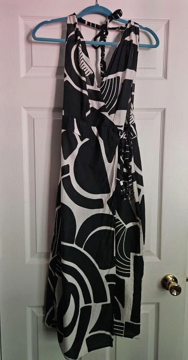 ZARA Nicole Print Wrap Dress - Image 3