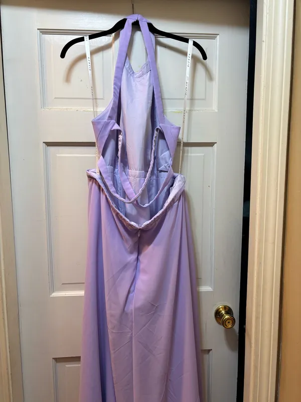 Azazie Custom Size Lilac Bridesmaid Dress - Image 2