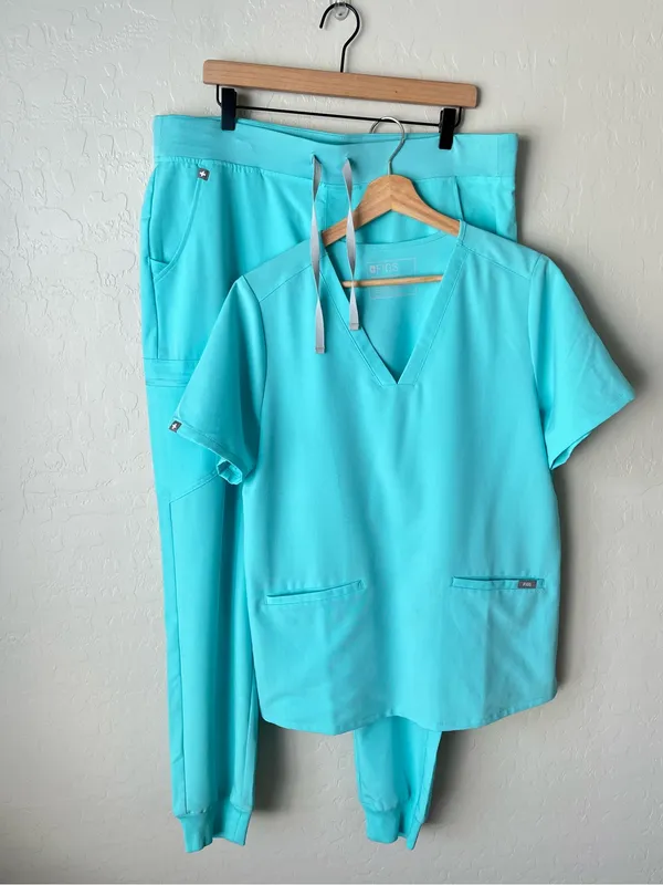 Figs Zamora jogger SET aqua NEW L/XL tall - Image 6