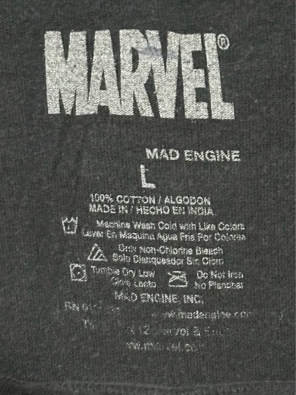 Marvel Spider-Man Alien Costume Camouflage Logo Shirt - Image 7