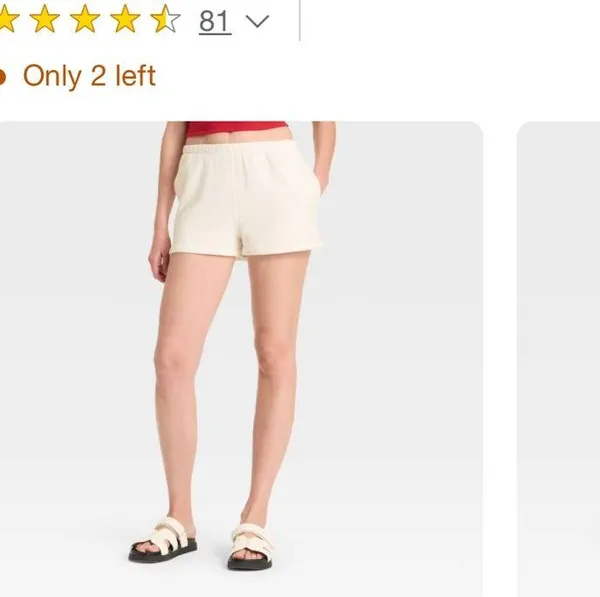 Wild Fable high-rise fleece shorts with pockets - Image 6